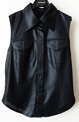 Oberteil Shirt SCHWARZ japanische Marke NICE CLAUP Co. Größe 34 NEU!