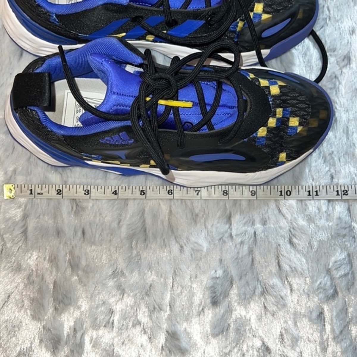 Adidas Exhibit A New Basketball Shoes Sneakers Black Royal  display picture 2