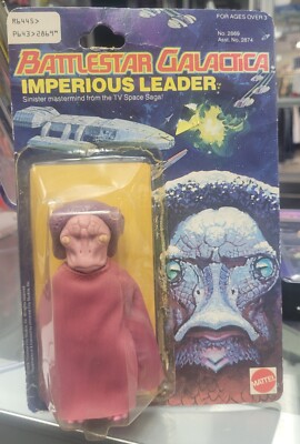 Battlestar Galactica Imperious Leader vtg Mattel Action Figure toy MOC 1978