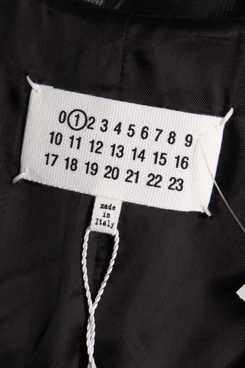 Frange abito Maison Margiela look strato I 44 = D 38 nero NUOVO