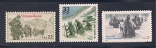 KOREAN WAR - VETERANS - SET OF 3 U.S. POSTAGE STAMPS - MINT CONDITION