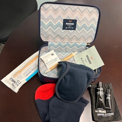 Exclusive Sealed Missoni Delta Travel Bag Limited Edition Stuffed With Amenities