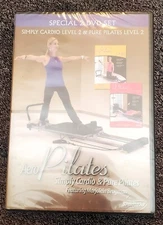 Aero Pilates - Simply Cardo & Pure Pilates Level 2 - 2009 DVD set - new sealed