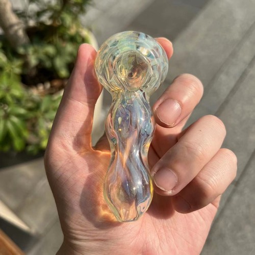 ( Pack of 2 ) 4" Tobacco Smoking Glass Pipe Collectible Handmade Pipes with Box - Picture 12 of 14