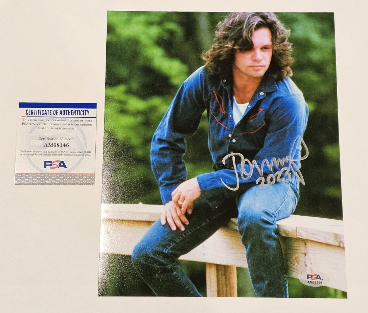 JOHN COUGAR MELLENCAMP Signed 8x10 Photo-MUSIC ICON-PSA 
