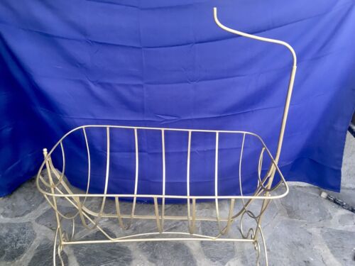 Antique Wrought Iron Crib - Picture 1 of 1