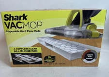 1 Package Shark VACMOP Disposable Hard Floor Vacuum & Mop Pad Refills (16 Pads)
