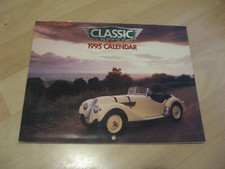 Calendario coleccionable coches clásicos y deportivos 1995 NUEVO