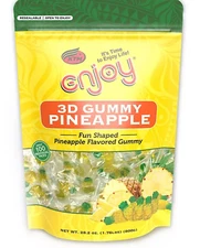 Hawaii Enjoy 3D Pineapple Gummies 100 CT