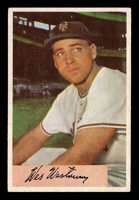 Wes Westrum 1954 Bowman #25 New York Giants GD-VG