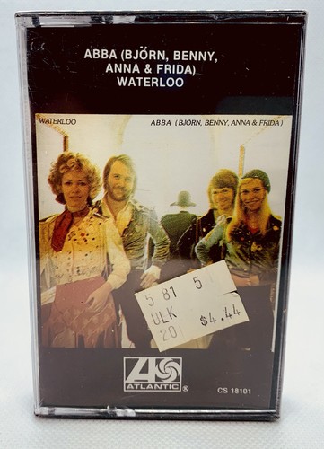 ABBA – Bjorn, Benny, Anna, Frida Waterloo CASSETTE TAPE 1974 BRAND NEW SEALED - Afbeelding 1 van 5