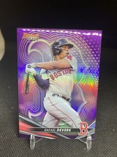 2022 BOWMAN’S BEST RAFAEL DEVERS PURPLE BASE REFRACTOR /250 BOSTON RED SOX SP