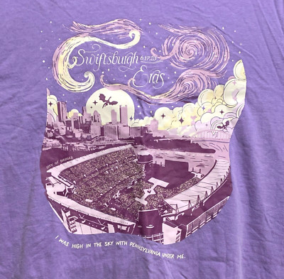 T-Shirt MED Eras Tour ''Swiftsburgh 6/17/23'' Taylor Swift T-Shirt