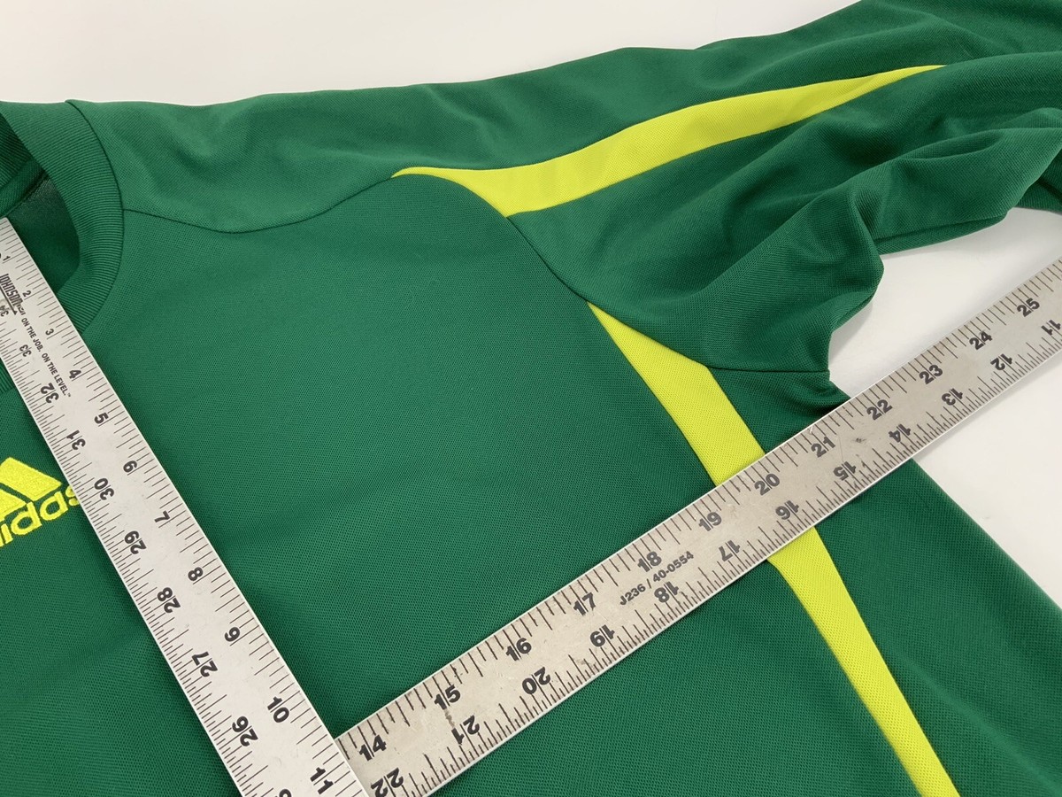 Adidas ClimaCool Soccer Goalie Jersey Men's M Green LS Padded