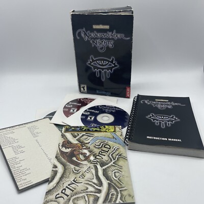 Neverwinter Nights (Forgotten Realms) PC CD Bioware Atari 2002 Complete
