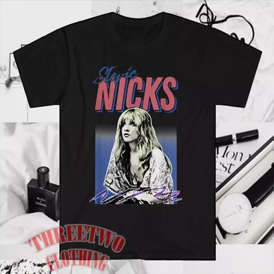 Stevie Nicks Graphic Print Short leeveUnisex Black T-Shirt Size S to 5XL HH02980