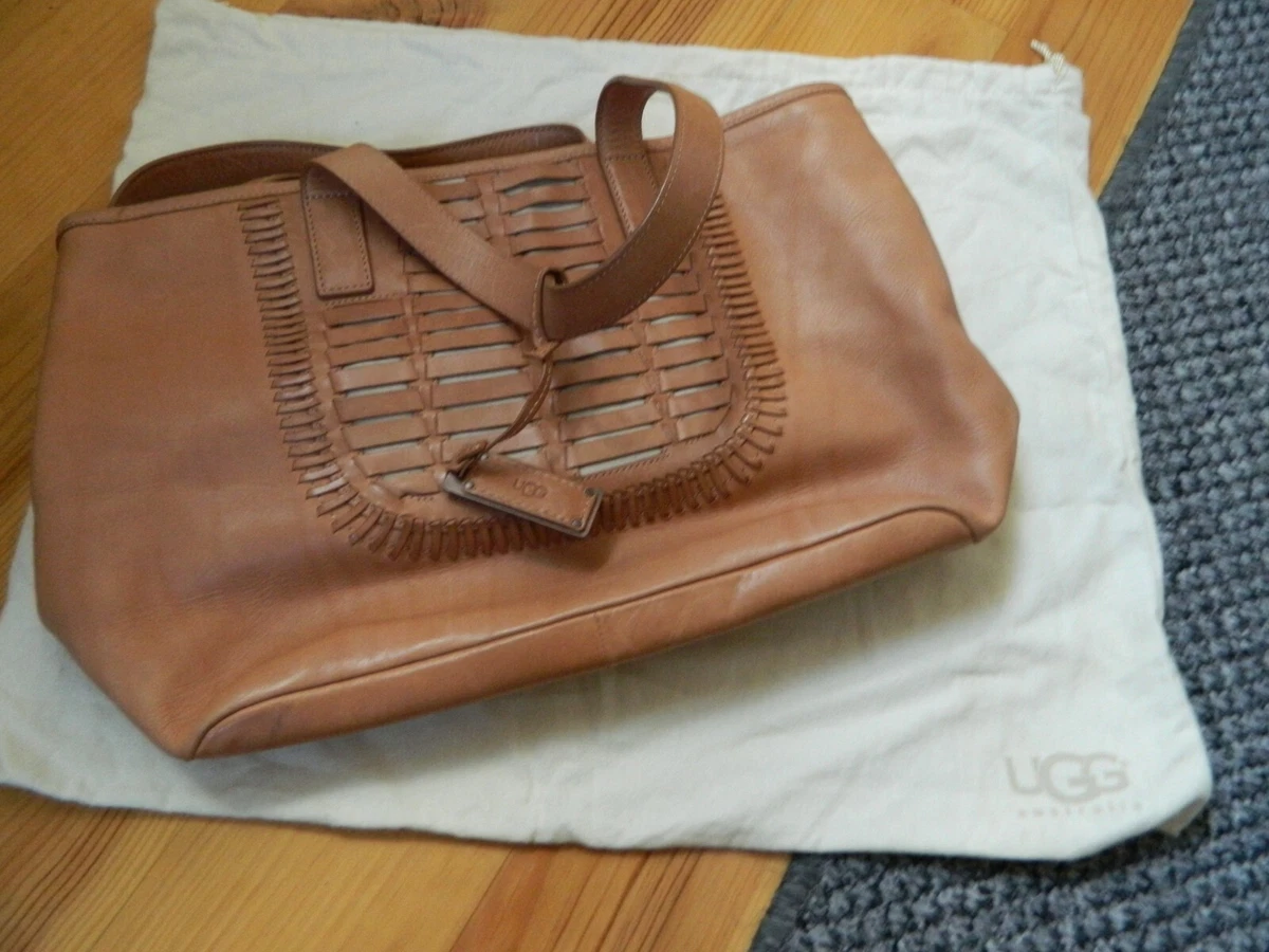 Genuine UGG Large leather shoulder bag Handbag