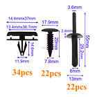 78pcs Full Fender Flare Hardware Clips Fasteners For 2007-2018 Jeep Wrangler Jk