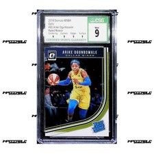 2019 Panini Donruss WNBA - Optic #93 Arike Ogunbowale Rookie SP CSG 9