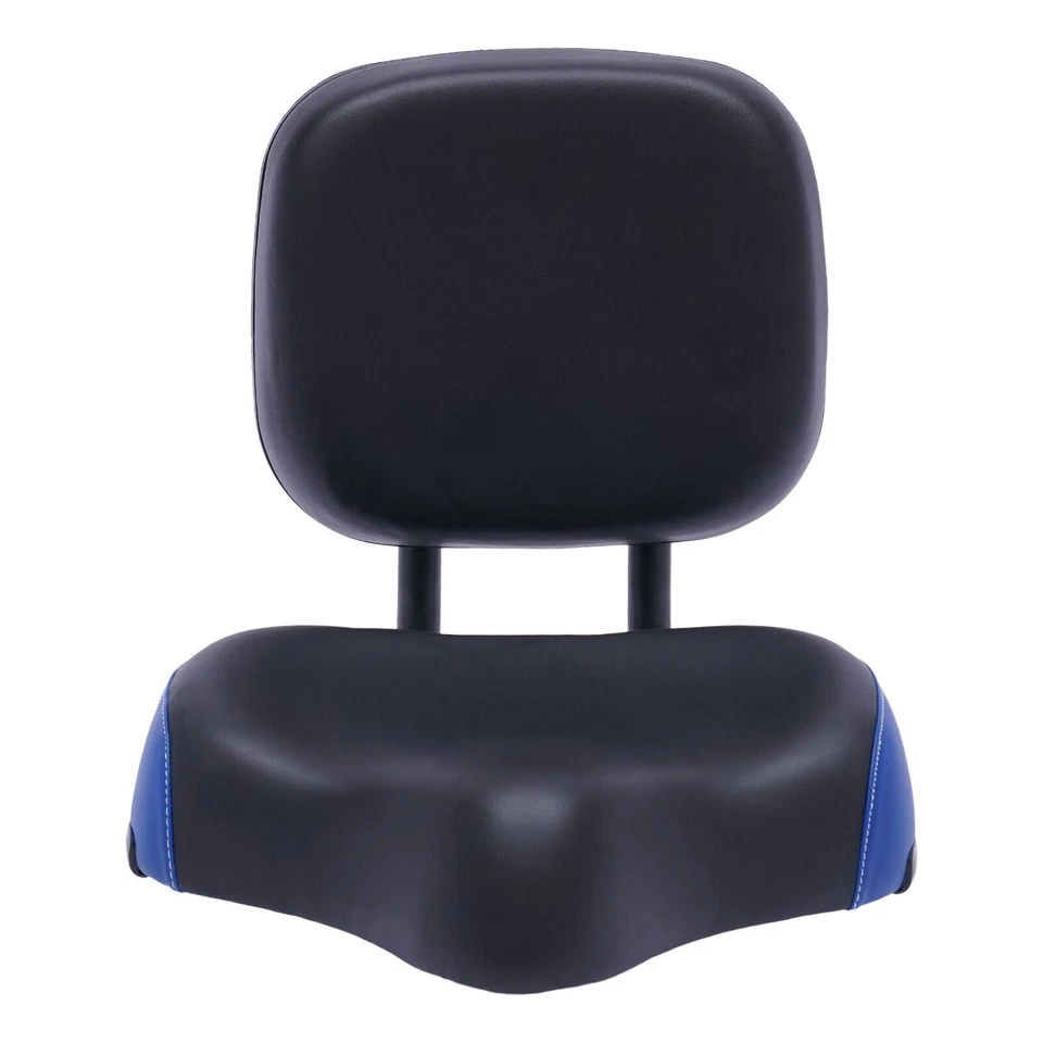 Asiento de bicicleta universal grande cómodo asiento de sillín ancho con respaldo cojín CALIENTE Foto 3 de 4