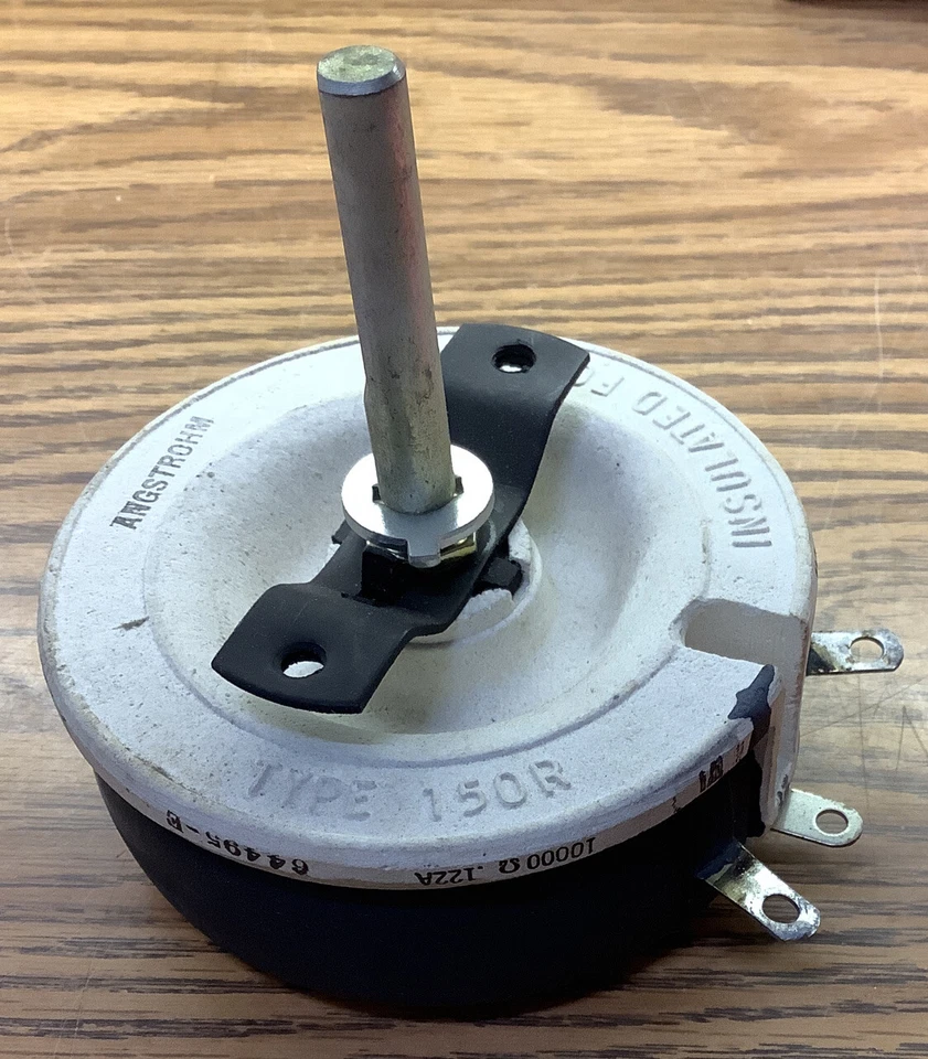 ANGSTROHM RELIANCE PRECISION 150R RHEOSTAT RESISTOR - Image 4 of 4