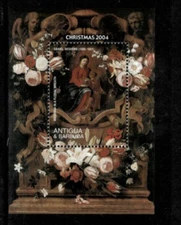 Antigua 2004 - Christmas - Souvenir Stamp Sheet - Scott  #2793 - MNH