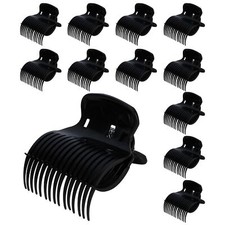 Hair Curler Clips - 12 Pcs Versatile Roller Clips for Effortless Curls and Waves
