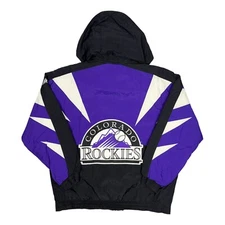 Vtg Rare NWOT MLB Colorado Rockies Apex One Full Zip Puffer Jacket Men’s Medium 