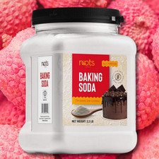 Sodium Bicarbonate Baking Soda Pure Organic Ingredients 2 Lb Airtight Container