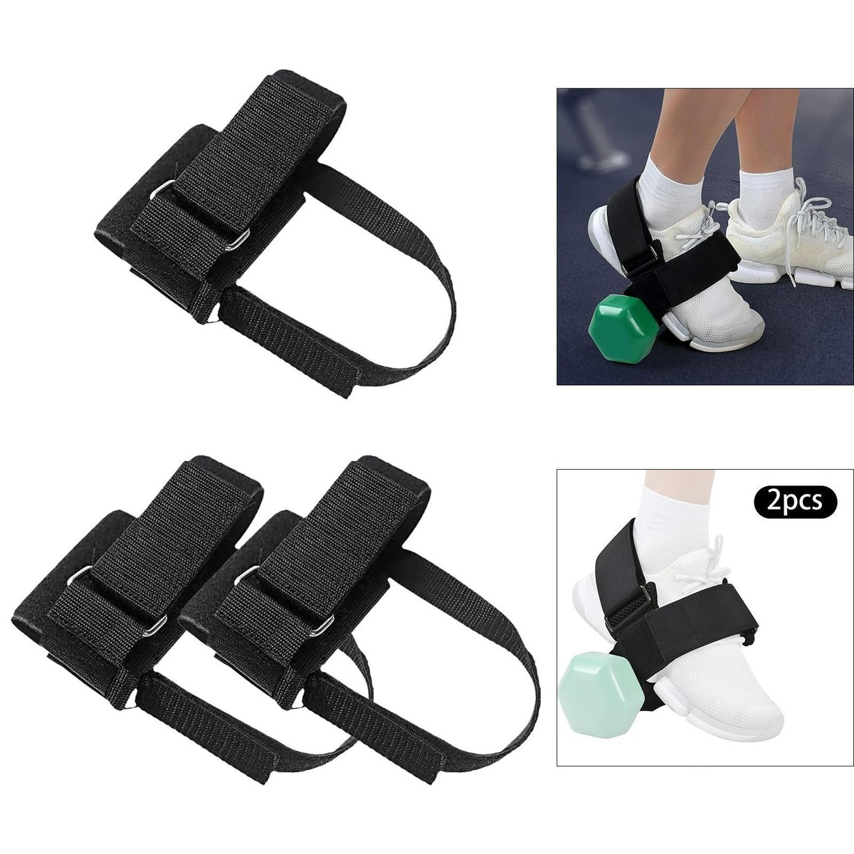 Dumbbell Ankle Strap, Dumbbell Foot Attachment Weight Lifting Foot