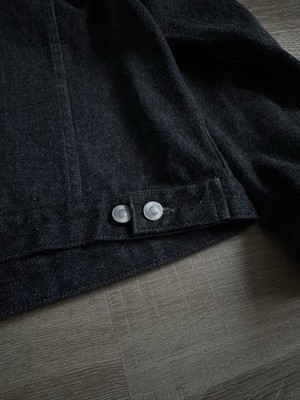 A.PRESSE 25SS Black Denim Trucker Jacket Size 48 L Mens New | eBay