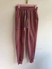 FIGS Technical Collection Women  s Scrub Pants Joggers Pink/Mauve Size XXS