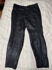 Liverpool Los Angeles Reese Black Crackled Coated Seamed Ankle Leggings 16/33 — photo 6
