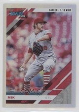 2019 Panini Donruss Career Stat Line /208 Miles Mikolas (Full Name on Front) 0t2