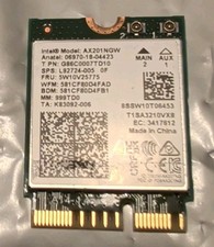 Intel Wi-Fi 6 AX201 M.2 WiFi Bluetooth 5.2 Card AX201NGW CNVi2 2.4Gbps 802.11ax