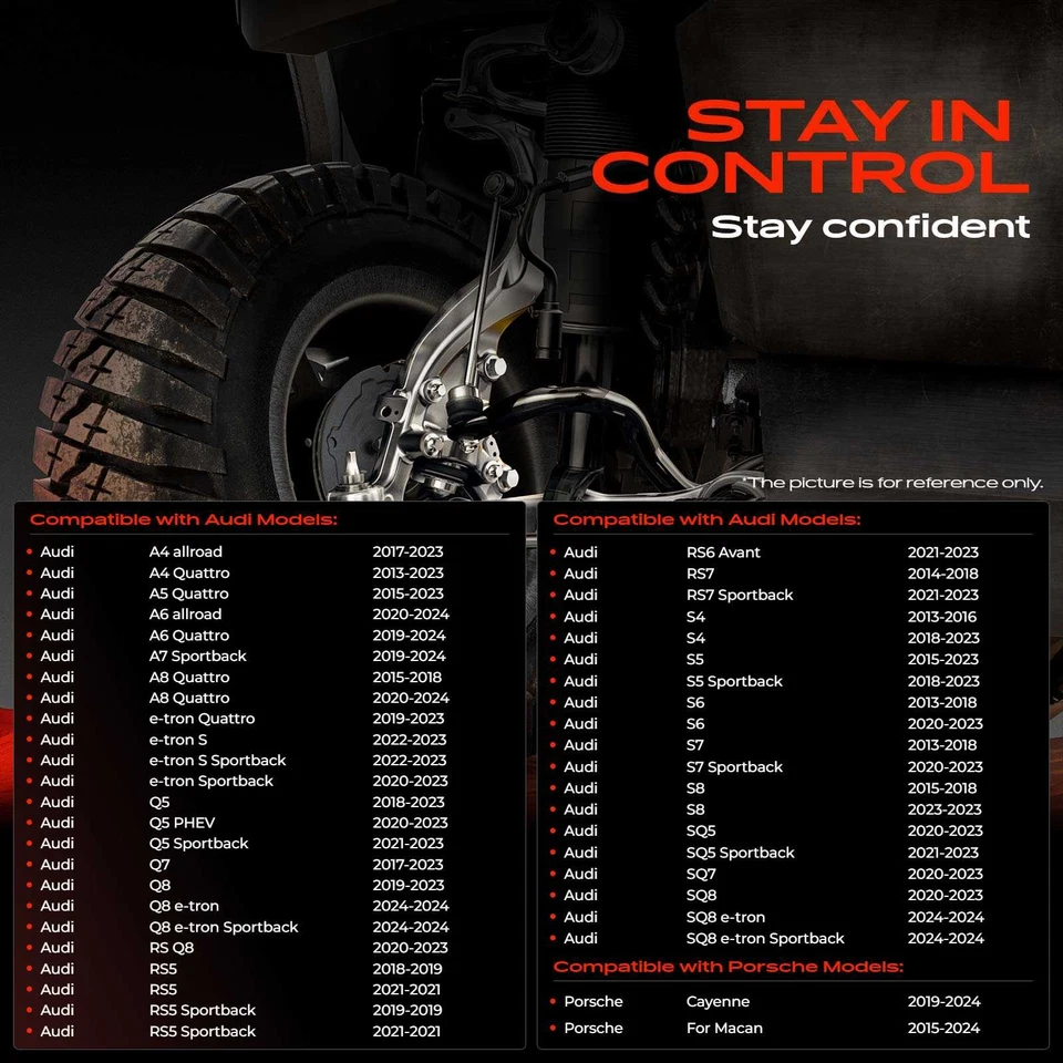 2x Front Sway Bar Link for Audi A4 allroad 2017-2023 Q5 2018-2023 Q7 2017-2023 - Image 2 of 4