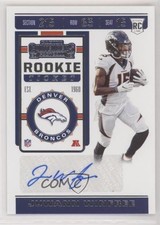2019 Panini Contenders Rookie Ticket Juwann Winfree #215 Auto ju7
