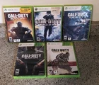 Call of Duty Xbox 360 Games Lot Bundle (5) - Tested Working.