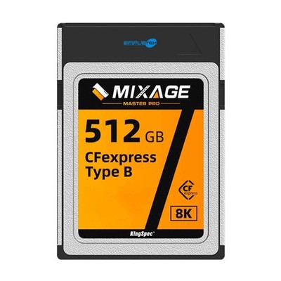 Compact Flash Express Cfexpress Type B 512gb 8k 1750mbps Video Memory Card_