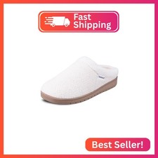 isotoner Women's Indoor/Outdoor Slip-on Diamond Microterry Gemma Clog Slippers w