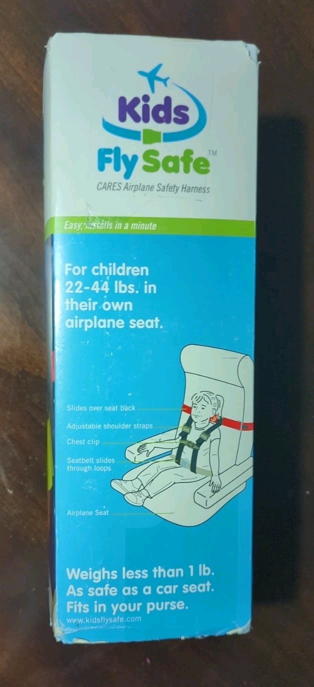 Kids Fly Safe CARES Airplane Safety Harness FAA Approved 22 to 44 lbs.