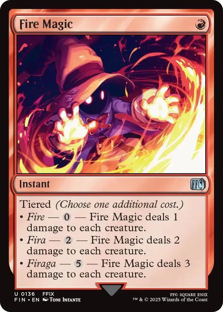 Fire Magic Universes Beyond: FINAL FANTASY U • 136