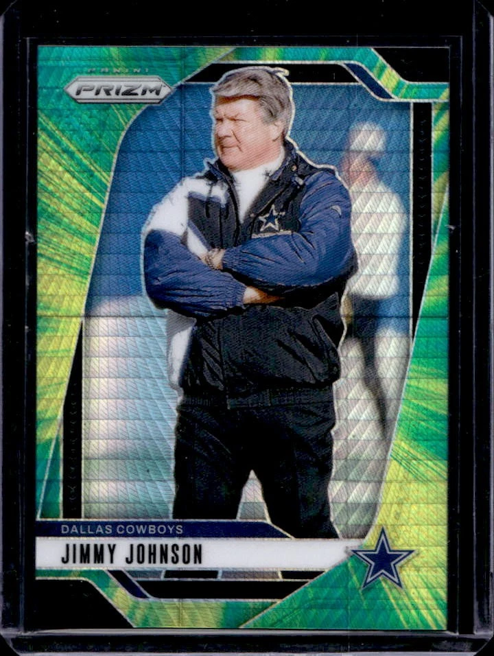2024 Panini Prizm Jimmy Johnson Hyper #96/180 Cowboys
