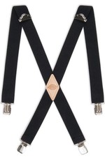 Dickies Men'S 1-1/4 Solid Straight Clip Suspender, One Size Fits Up To 42", New