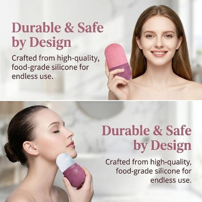 Ice Facial Cube Massager Ice Roller To Depuff Shrink Pores Sculpt Face Care