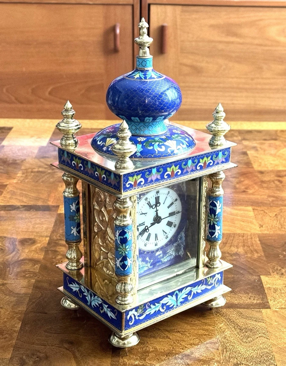 景泰蓝时钟古董时钟| eBay