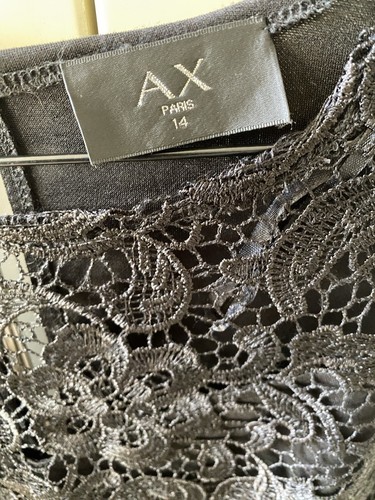 Ax Paris Black Dress Size 14/12 - Picture 2 of 5