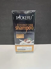 MOKERU 500ML Permanent Hair Dye Color Shampoo Coconut Light Brown 11/2026