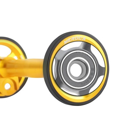 Für Brompton Faltrad Easy Laufräder und Alu Verlängerungsstange Paket
