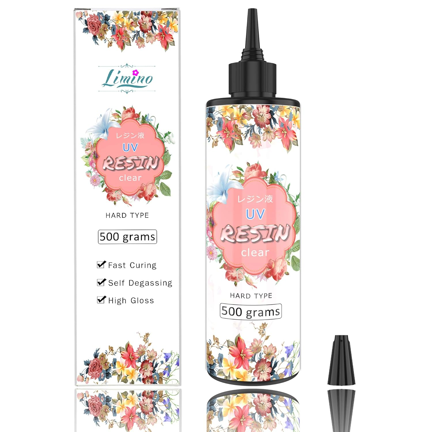 500g UV Resin - Crystal Clear Fast-Curing Epoxy for DIY Crafts & Jewelry